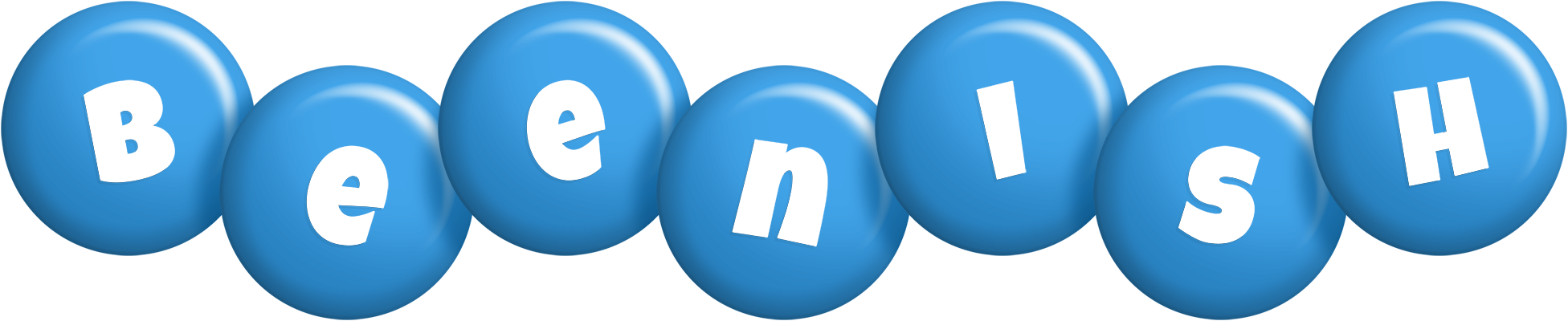 Beenish candy-blue logo