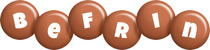 Befrin candy-brown logo