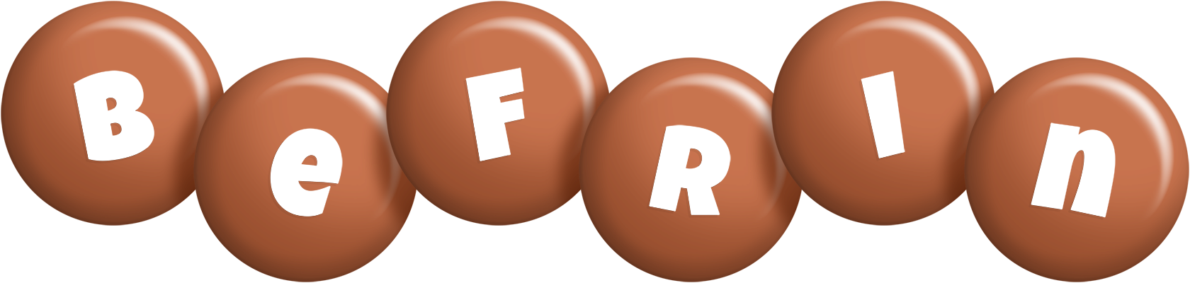 Befrin candy-brown logo