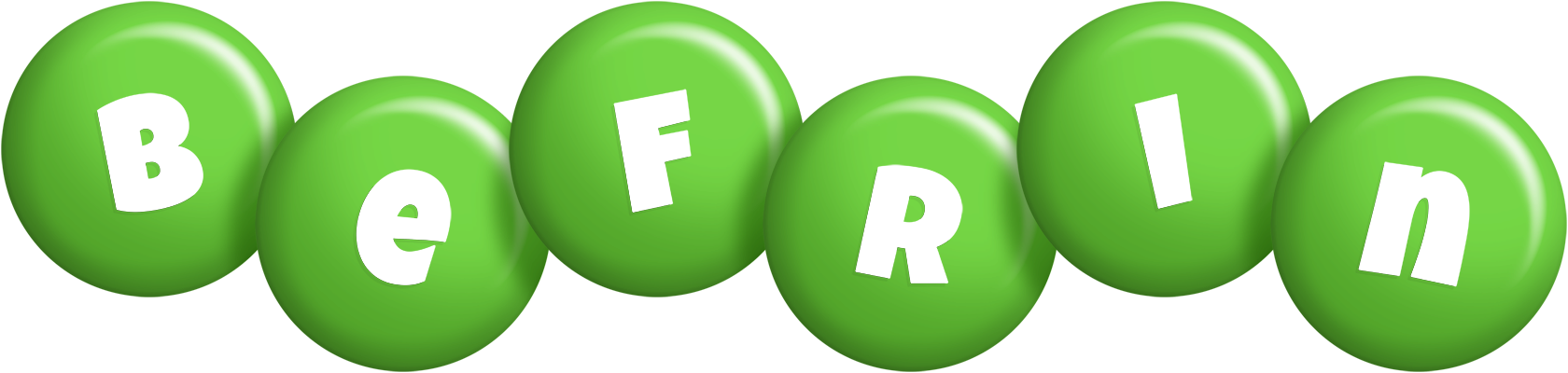 Befrin candy-green logo