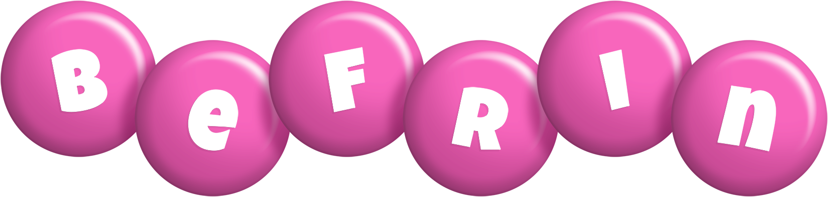 Befrin candy-pink logo
