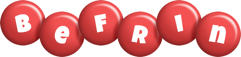 Befrin candy-red logo