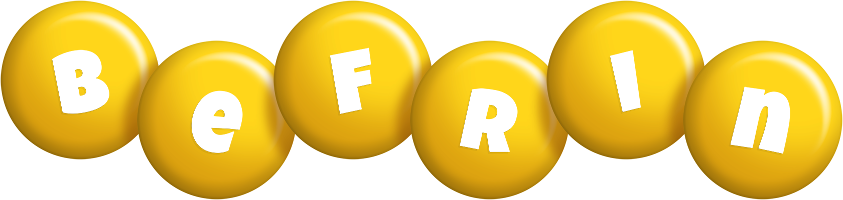 Befrin candy-yellow logo