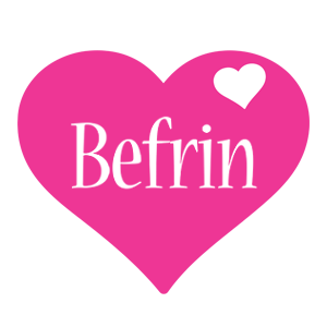 Befrin love-heart logo