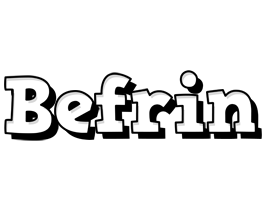 Befrin snowing logo