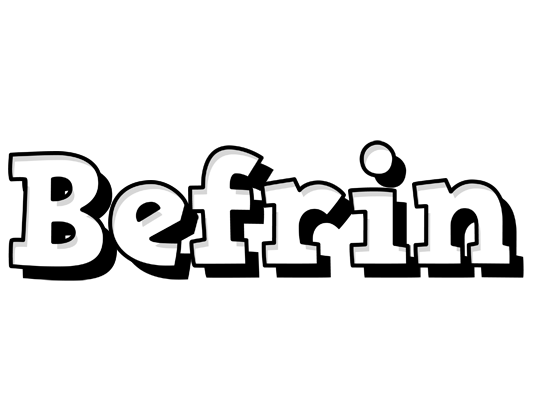 Befrin snowing logo