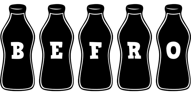 Befro bottle logo