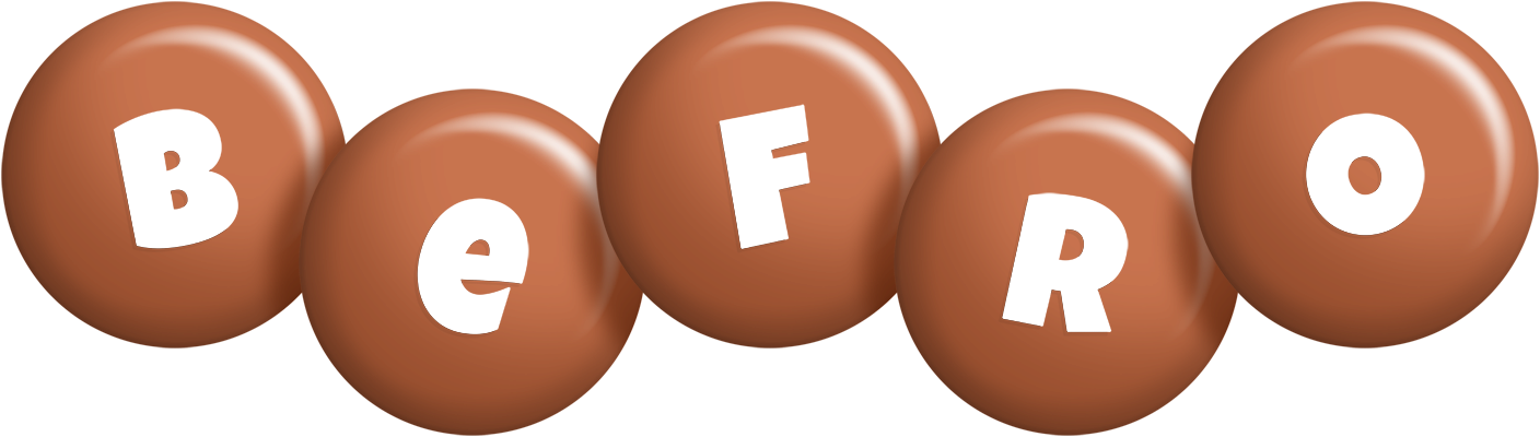 Befro candy-brown logo
