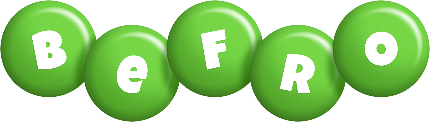 Befro candy-green logo