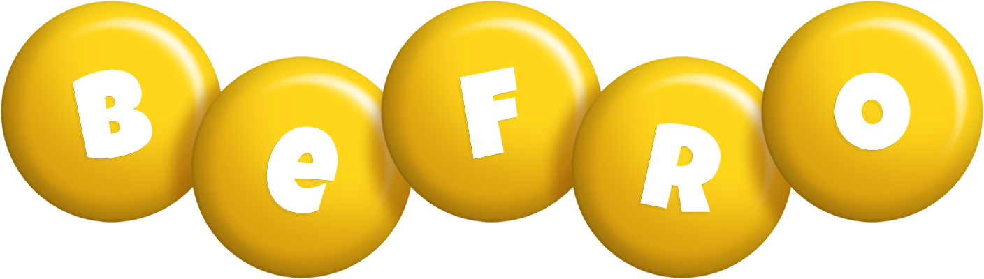 Befro candy-yellow logo