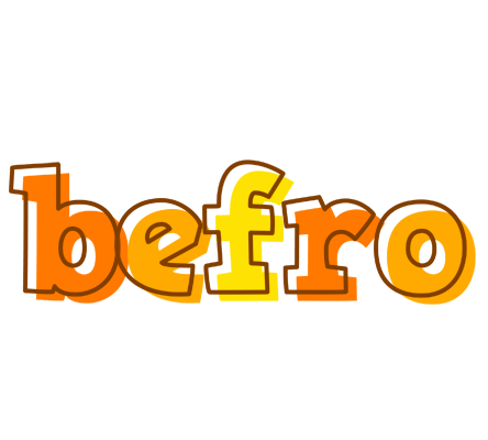 Befro desert logo