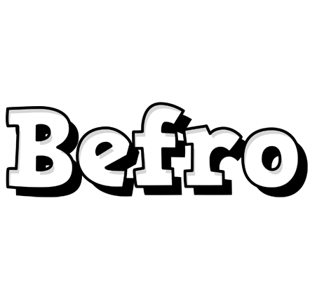 Befro snowing logo
