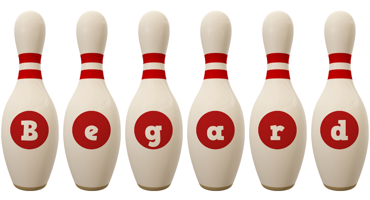 Begard bowling-pin logo