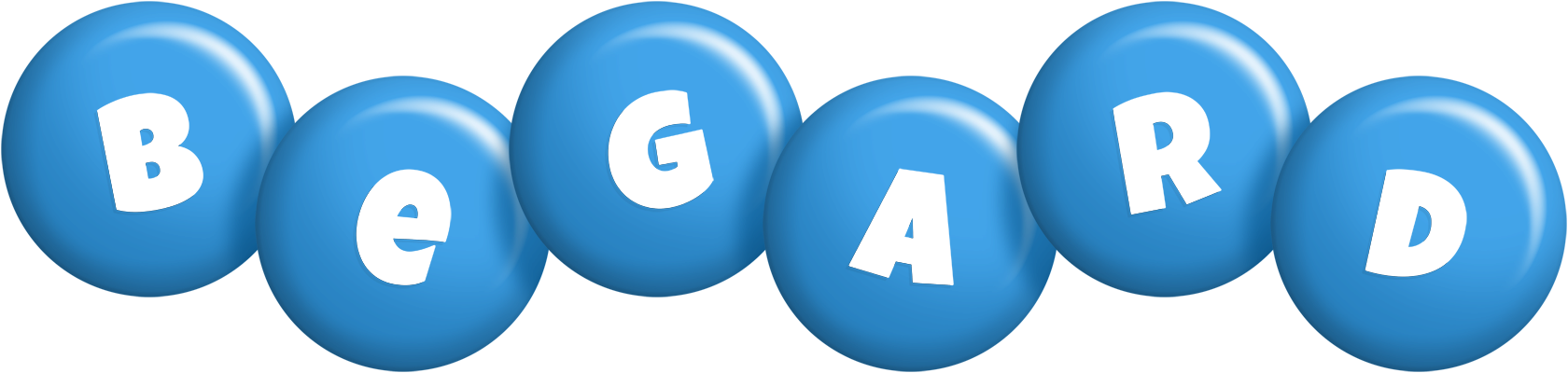 Begard candy-blue logo