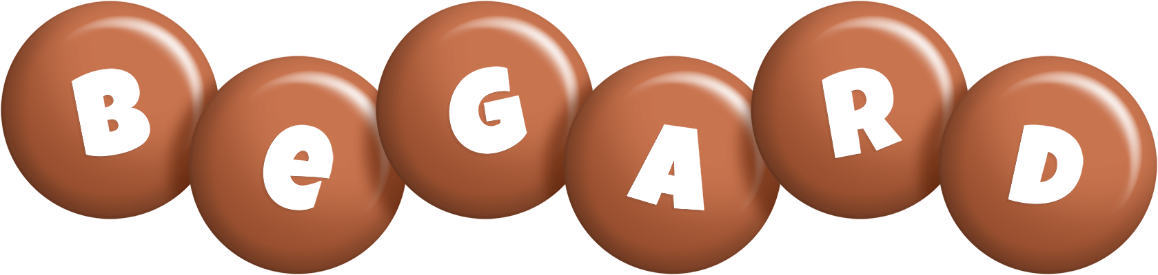 Begard candy-brown logo