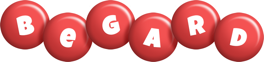 Begard candy-red logo