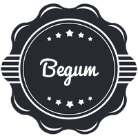 Begum badge logo