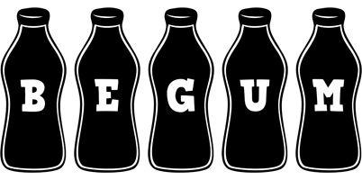 Begum bottle logo