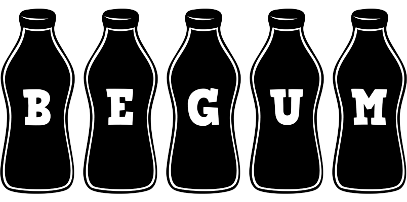 Begum bottle logo