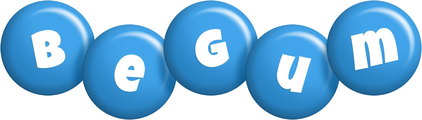 Begum candy-blue logo