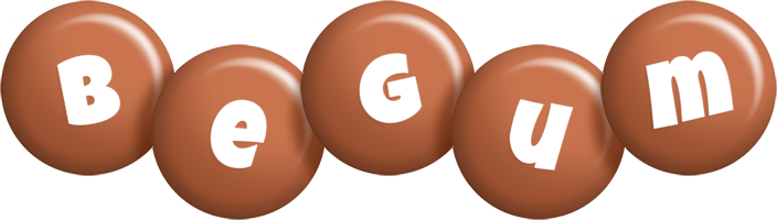 Begum candy-brown logo