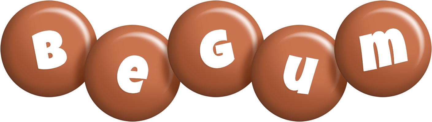 Begum candy-brown logo