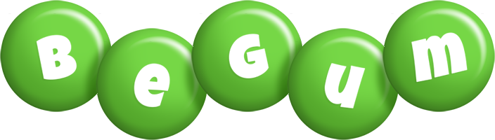 Begum candy-green logo