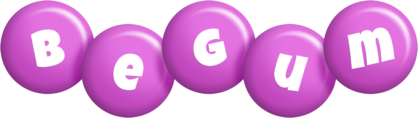 Begum candy-purple logo