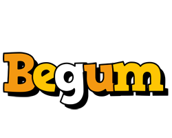 Begum cartoon logo