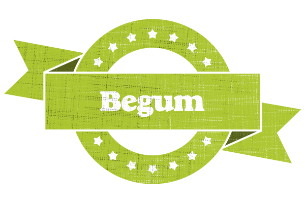 Begum change logo