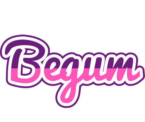 Begum cheerful logo