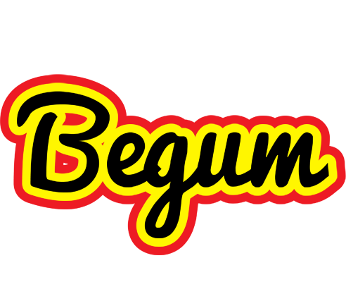 Begum flaming logo