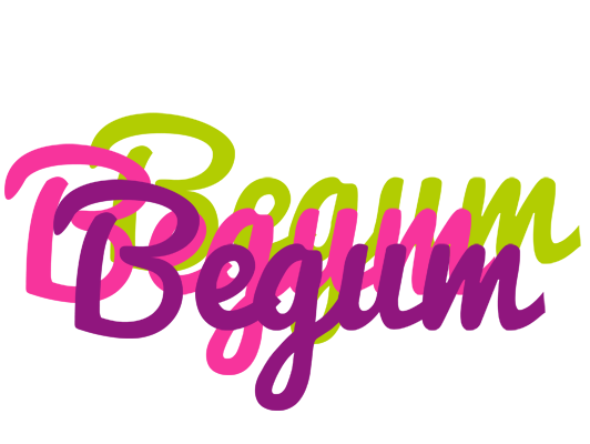 Begum flowers logo