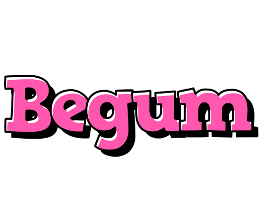 Begum girlish logo