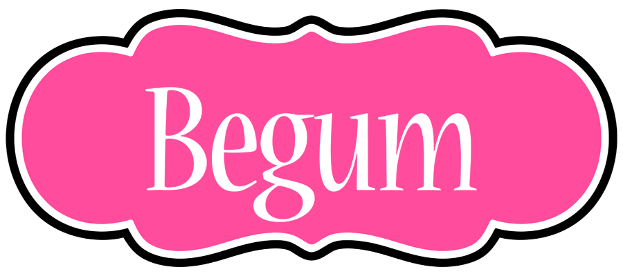 Begum invitation logo