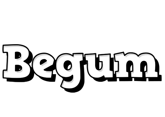 Begum snowing logo
