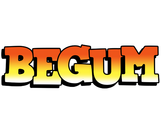 Begum sunset logo
