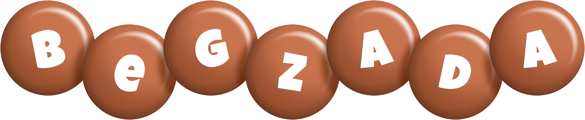 Begzada candy-brown logo