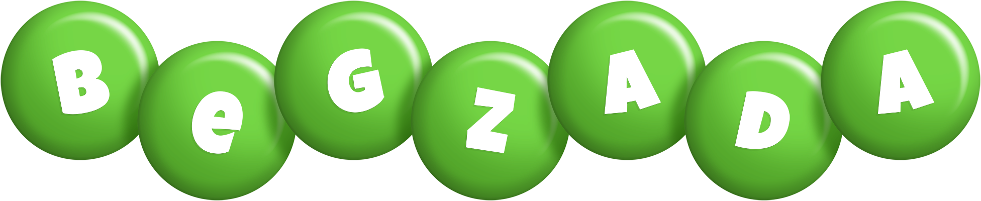 Begzada candy-green logo