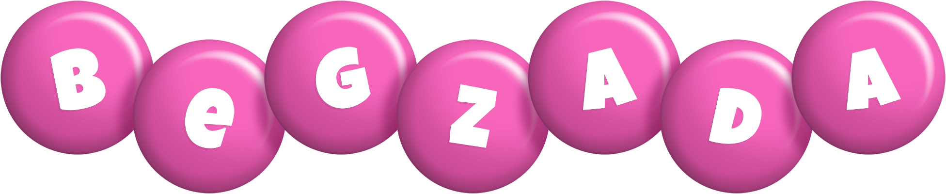 Begzada candy-pink logo