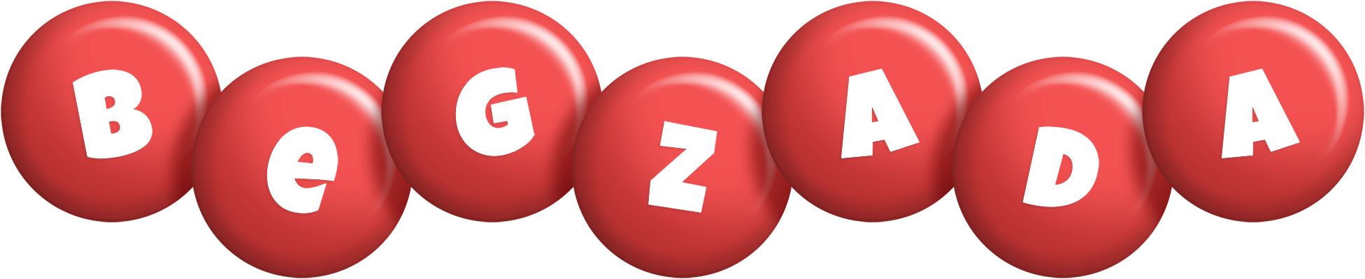 Begzada candy-red logo