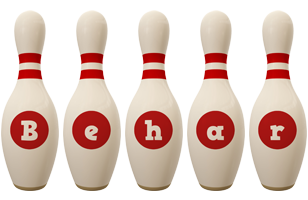 Behar bowling-pin logo