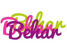 Behar flowers logo