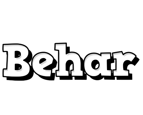 Behar snowing logo