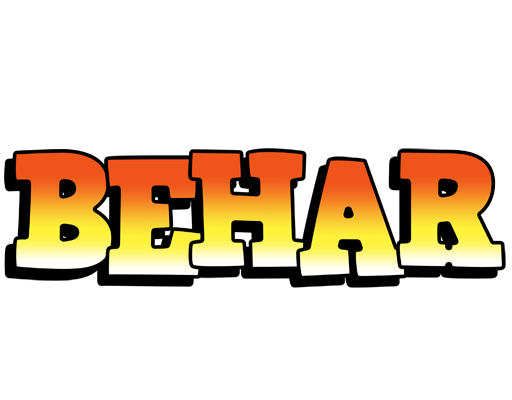 Behar sunset logo