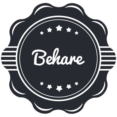 Behare badge logo