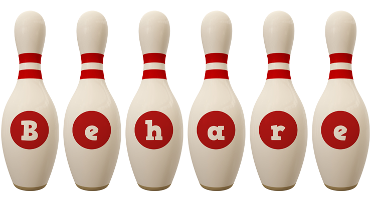 Behare bowling-pin logo