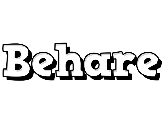 Behare snowing logo