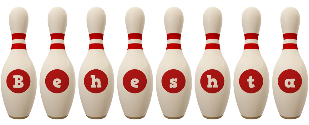 Beheshta bowling-pin logo