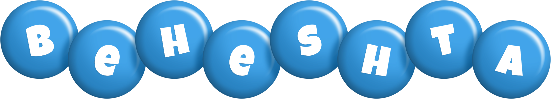 Beheshta candy-blue logo